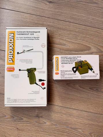 Proxxon Thermocut 12/E Hot Wire Cutter + Adapter NG 2/S beschikbaar voor biedingen