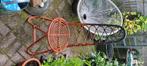 Vintage rotan Dirk van Sliedrecht stoel, Huis en Inrichting, Stoelen, Ophalen, Gebruikt, Bruin, Eén