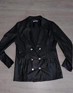Blazer jas jasje leder leer look nappa maat one size, Kleding | Dames, Ophalen, Gedragen, Maat 38/40 (M), Zwart