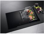 AEG downdraft kookplaat met afzuiging 83 cm (CCE8475SFB), AEG.nl, Refurbished, 4 kookzones, Inbouw