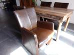 eetkamerstoelen, Ophalen, Gebruikt, Bruin, Leer