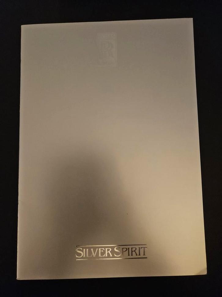 Brochure Rolls-Royce Silver Spirit 1982, Boeken, Auto's | Folders en Tijdschriften, Zo goed als nieuw, Overige merken, Ophalen of Verzenden