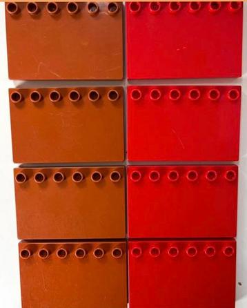 Lego DUPLO - Set van 8 Dakplaten beschikbaar voor biedingen
