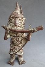 20ste eeuw BENIN Afrika Bronzen Votief Beeld Oproeper Figuur, Antiek en Kunst, Ophalen of Verzenden