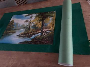 3 puzzles  + Puzzelmat 1000 pcs. ALLES IN EEN VERKOOP! beschikbaar voor biedingen