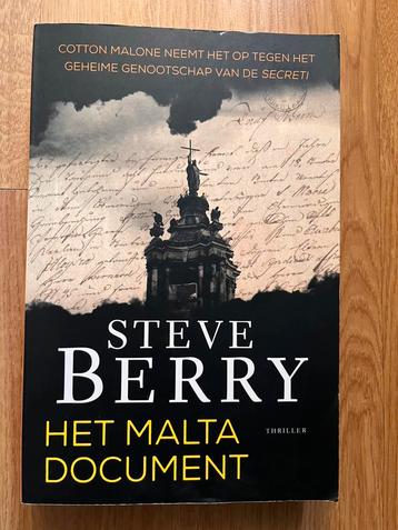 Steve Berry - Het Malta Document beschikbaar voor biedingen
