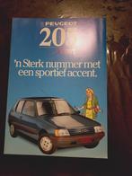 Peugeot 205 Accent Folder - Origineel!, Verzenden, Nieuw, Peugeot, Peugeot