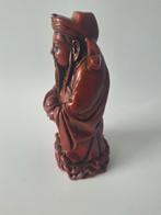 Mooi Chinees beeldje van man met bal van de 3 wiseman, Ophalen of Verzenden, Zo goed als nieuw, Mens