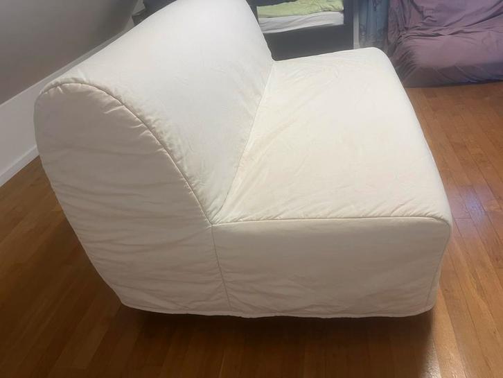 Ikea LYCKSELE LÖVÅS Slaapbank, Huis en Inrichting, Fauteuils, Zo goed als nieuw, Metaal, 75 tot 100 cm, Ophalen