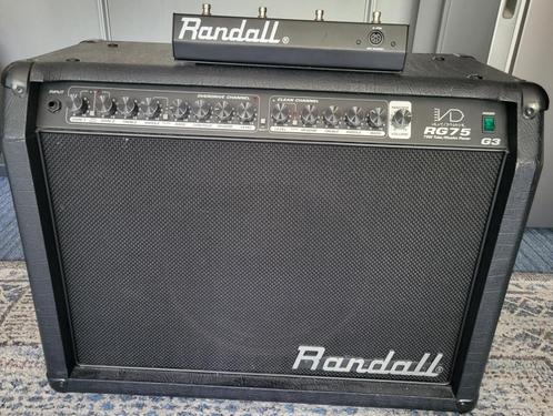 Randall gitaarversterker RG 75 G3, met voetschakelaar, Muziek en Instrumenten, Versterkers | Bas en Gitaar, Gebruikt, Gitaar, 50 tot 100 watt