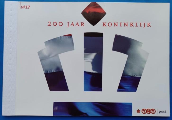 Prestigeboekje 17 - 200 jr. Koninklijk, Postzegels en Munten, Postzegels | Nederland, Postfris, Na 1940, Verzenden