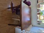 Tafel 80/110/140 x 80, Huis en Inrichting, Tafels | Eettafels, Ophalen, Gebruikt, 100 tot 150 cm, 50 tot 100 cm