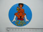 sticker oud Pinup Hete kolen pin up strip retro kermis, Verzenden, Zo goed als nieuw, Bedrijf of Vereniging