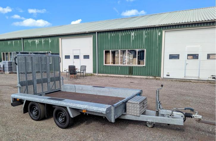 Hapert Indigo machinetransporter 310x164 3000kg, Auto diversen, Aanhangers en Bagagewagens, Zo goed als nieuw
