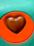 Vintage teak hout klein schaaltje hartvorm MCM bruin, Huis en Inrichting, Woonaccessoires | Schalen en Manden, Gebruikt, Schaal