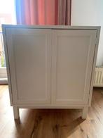 Wit houten kastje, Huis en Inrichting, Kasten | Overige, Ophalen, Gebruikt