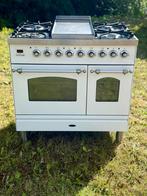 Witte Boretti Fornuis, Witgoed en Apparatuur, Fornuizen, Ophalen, 60 cm of meer, Zo goed als nieuw, Gas