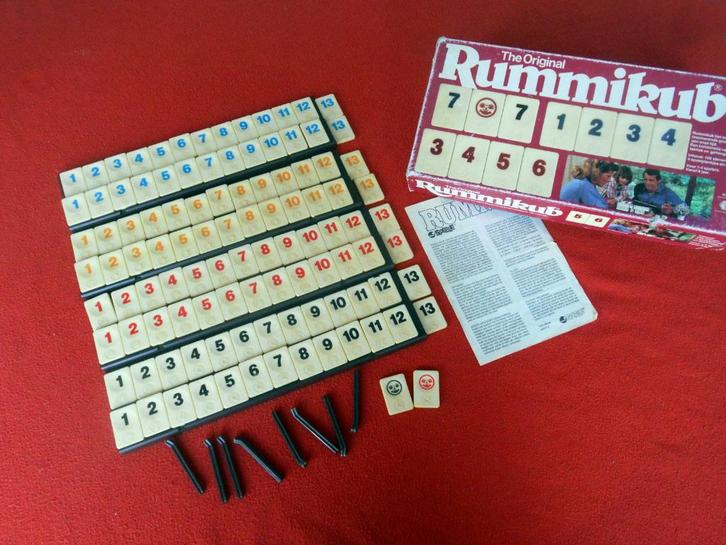 The Original Rummikub (compleet, grote doos), Hobby en Vrije tijd, Gezelschapsspellen | Overige, Gebruikt, Ophalen of Verzenden