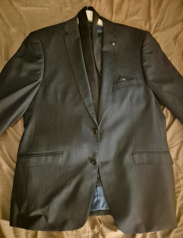 Stijlvol Angelo Litrico compleet pak + stropdas, Maat 52 !, Kleding | Heren, Kostuums en Colberts, Zo goed als nieuw, Maat 52/54 (L)