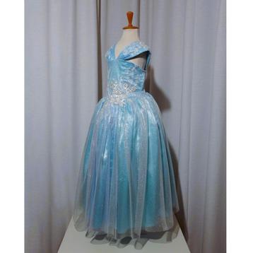 Nieuw ! Maat 110 -116 Mooie Cinderella / Elsa Prinsessenjurk beschikbaar voor biedingen