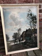 Schilderij J. Leurs vintage, Antiek en Kunst, Kunst | Schilderijen | Klassiek, Ophalen of Verzenden