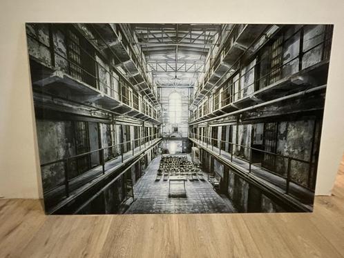Glasschilderij industrieel 80x120cm, Antiek en Kunst, Kunst | Schilderijen | Modern, Ophalen