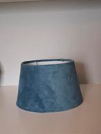 Blauwe Velvet Lampenkap, Huis en Inrichting, Lampen | Lampenkappen, Ophalen, Gebruikt, Blauw, Minder dan 25 cm