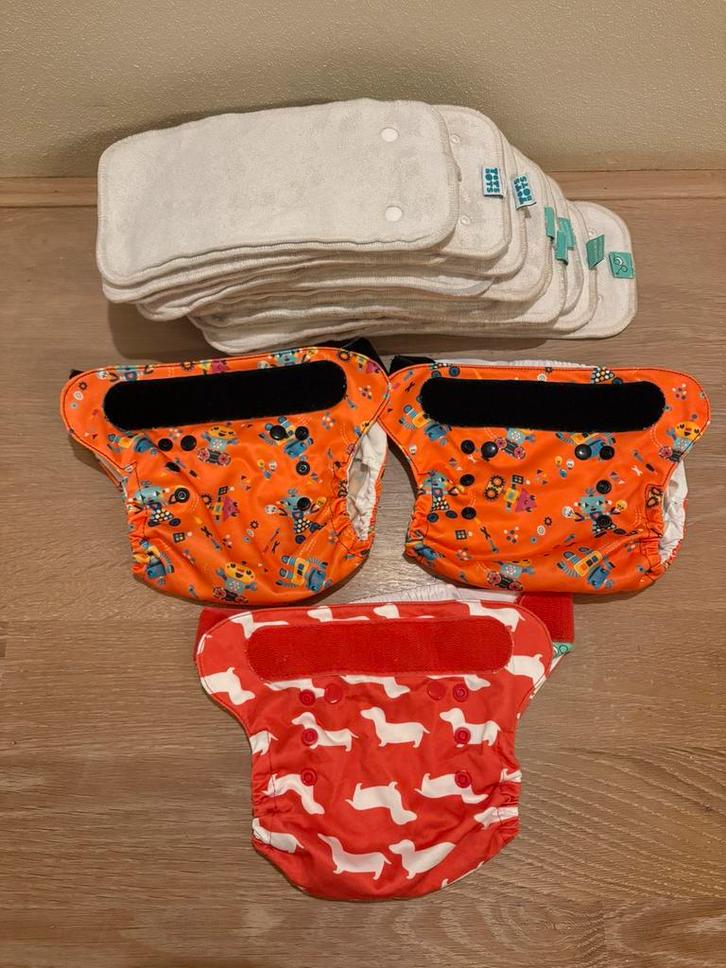 9 TotsBots Bamboozle / PeeNut Pads, 3 overbroekjes, Kinderen en Baby's, Badjes en Verzorging, Gebruikt, Overige typen, Overige merken