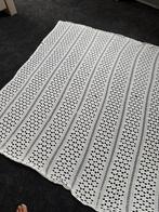 Witte gehaakte sprei oud 180/200 cm, Antiek en Kunst, Curiosa en Brocante, Ophalen of Verzenden