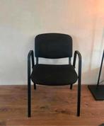 Zwarte bureaustoel met armleuningen (Sigma), Huis en Inrichting, Bureaustoelen, Ophalen, Ergonomisch, Zo goed als nieuw, Zwart