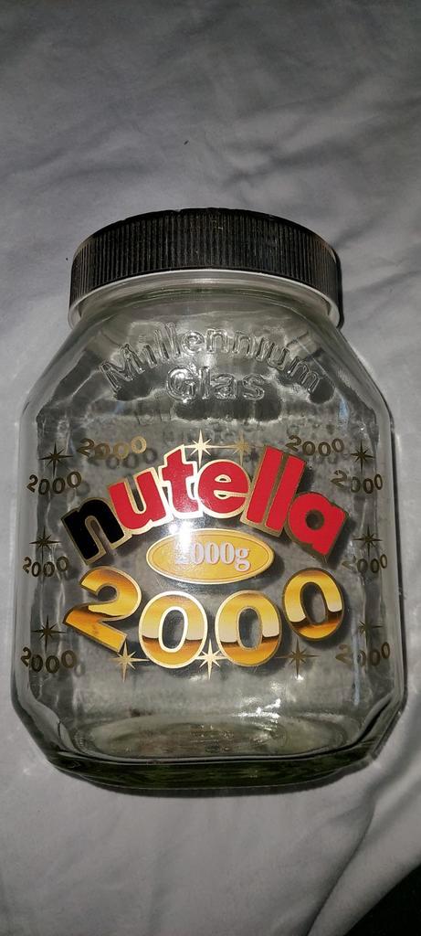 Nutella Pot 2000 gram - Millenium Editie, Verzamelen, Porselein, Kristal en Bestek, Gebruikt, Overige typen, Overige materialen