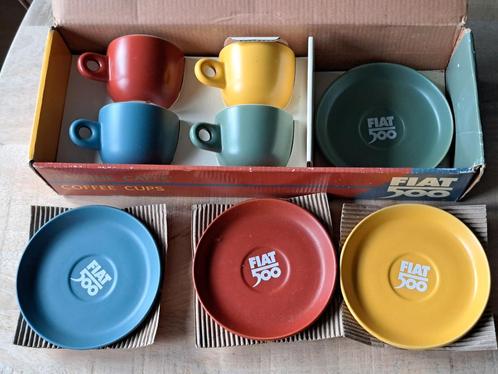 Vintage Fiat 500 Espresso Set, Verzamelen, Automerken, Motoren en Formule 1, Zo goed als nieuw, Auto's, Ophalen of Verzenden