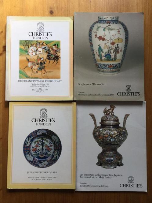 4x Christie's London Fine Japanese Art - Metalwork - Japan, Boeken, Kunst en Cultuur | Beeldend, Gelezen, Schilder- en Tekenkunst