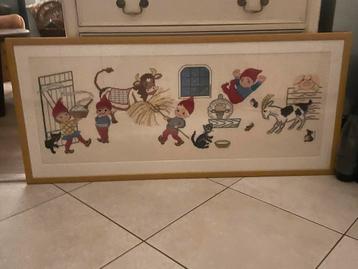 Borduurwerk Kindkamer - Kabouters en Dieren beschikbaar voor biedingen