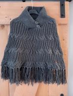 Nette grijze poncho maat s., Ophalen, Zo goed als nieuw, Maat 38/40 (M), Grijs