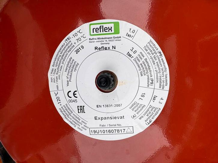Reflex Expansievat N - 18L, Doe-het-zelf en Verbouw, Verwarming en Radiatoren, Gebruikt, Cv-ketel of Combi-ketel, Minder dan 200 watt