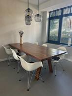 4x Vitra Eames DAR en 2x Vitra Eames DSR stoelen, Huis en Inrichting, Stoelen, Ophalen, Kunststof, Wit, Design