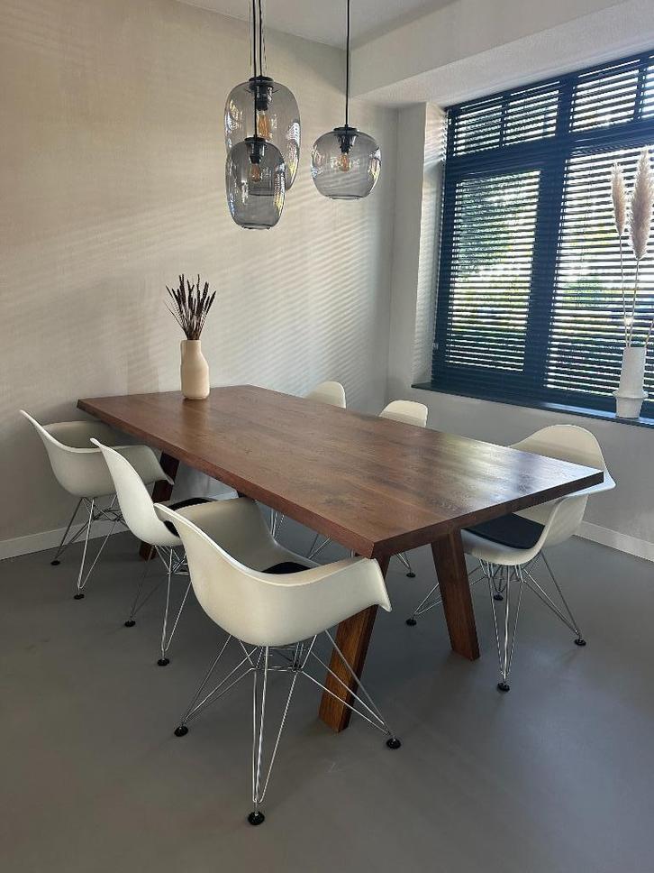 4x Vitra Eames DAR en 2x Vitra Eames DSR stoelen, Huis en Inrichting, Stoelen, Zo goed als nieuw, Vijf, Zes of meer stoelen, Kunststof