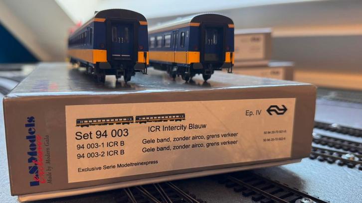 LS Models ICR Intercity Blauw (94 003), Hobby en Vrije tijd, Modeltreinen | H0, Zo goed als nieuw, Wagon, Gelijkstroom, Overige merken