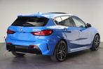 BMW 1 Serie 118i High Executive M Sport Automaat / Panoramad, Gebruikt, Met garantie (alle), Blauw, Origineel Nederlands