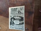 Advertentie van Unox rookworst 2 1952, Ophalen of Verzenden, Gebruikt, Overige typen