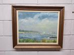 Rivieren landschap, Antiek en Kunst, Kunst | Schilderijen | Klassiek, Ophalen of Verzenden