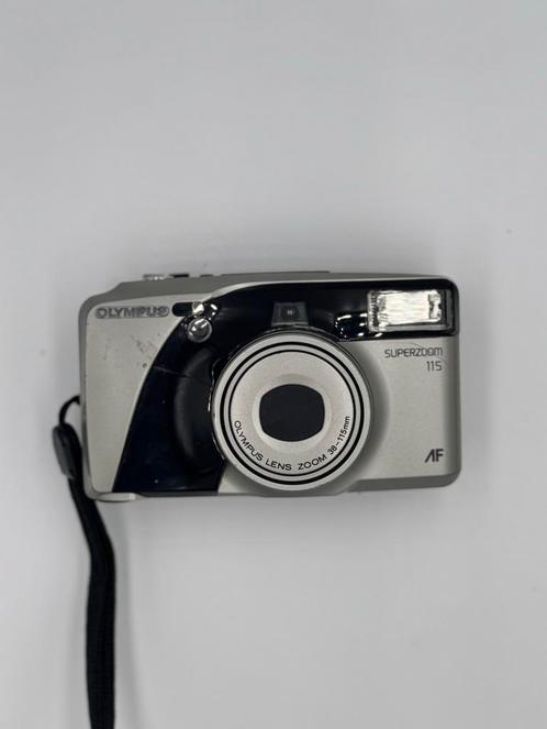 Olympus Superzoom 115 | Analoge Point-and-Shoot met Zoomlens, Audio, Tv en Foto, Fotocamera's Analoog, Zo goed als nieuw, Compact