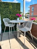 Tuintafel z.g.a.n. Kwantum Napels zand, Ophalen, Zo goed als nieuw, Rond, Metaal