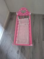 Poppenbedje - Roze met bloemen, Ophalen, Gebruikt, Ledikant