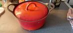 Gietijzeren Pan - Hackman (2.5L) - Rood, Ophalen, Gebruikt, Koekenpan of Braadpan, Gietijzer