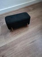 Zwart sieradendoosje met metalen pootjes, Minder dan 50 cm, Overige materialen, Minder dan 50 cm, Ophalen of Verzenden