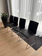 4 IKEA LILLÅNÄS stoelen - Zeer goede staat!, Ophalen, Gebruikt, Zwart, Vier