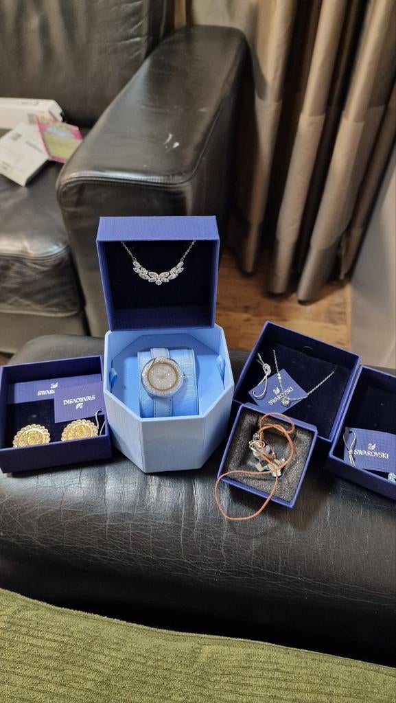 Swarovski Sieraden Set - Nieuwstaat, Verzamelen, Swarovski, Zo goed als nieuw, Sieraad of Horloge, Ophalen of Verzenden