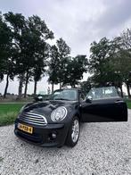 Mini one business line 1.6 beige leder, Auto's, Voorwielaandrijving, Beige, 4 stoelen, Zwart